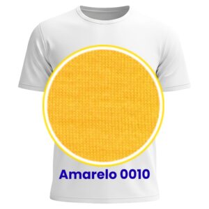 CAMISETA M/C POLIVISCOSE – Adulto Amarelo 0010