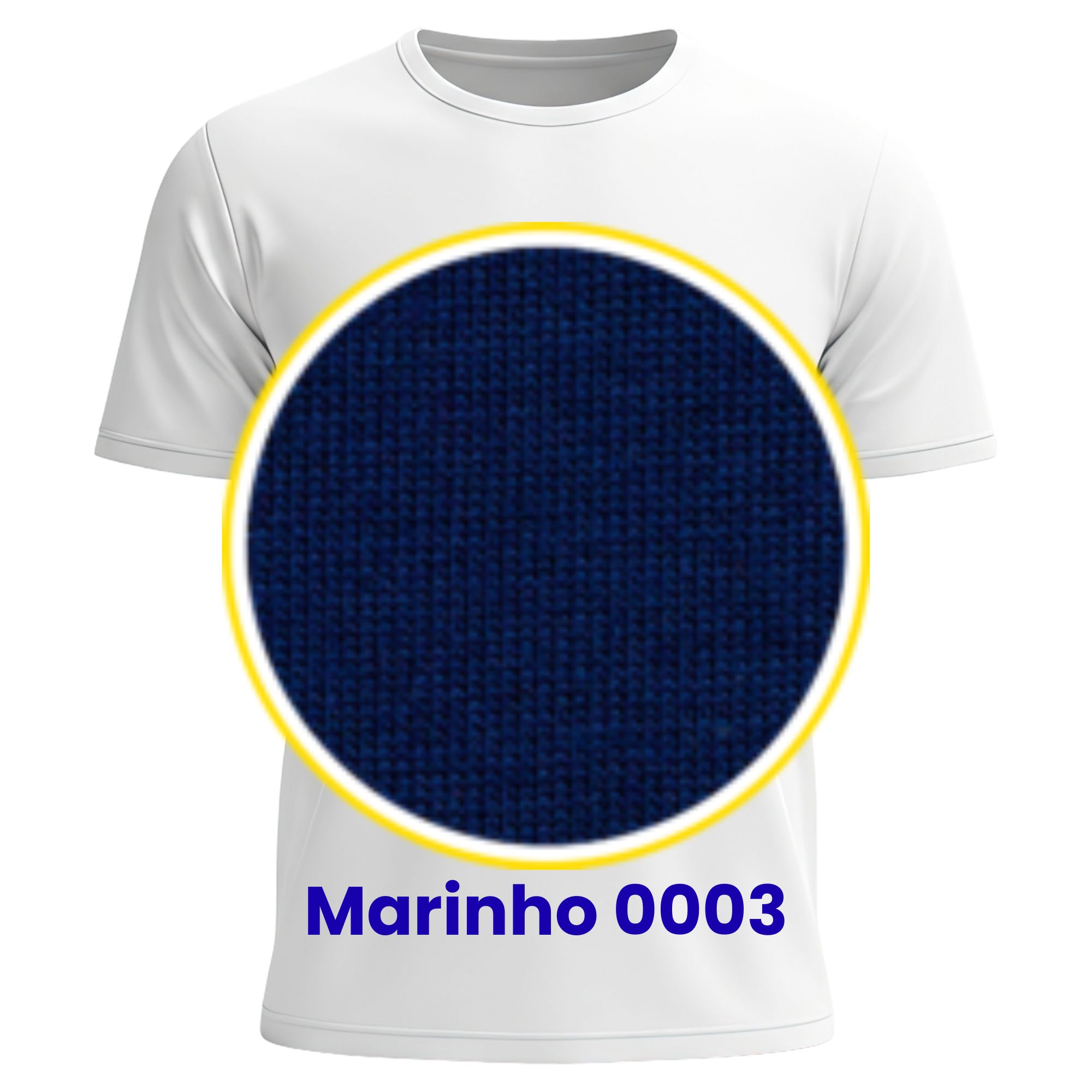CAMISETA M/C POLIVISCOSE – Adulto Marinho 0003