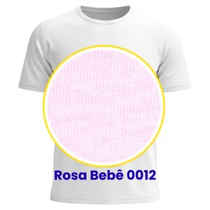 CAMISETA M/C POLIVISCOSE – Adulto Rosa Bebê 0012