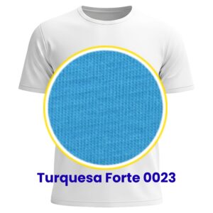 CAMISETA M/C POLIVISCOSE – Adulto Turquesa Forte 0023