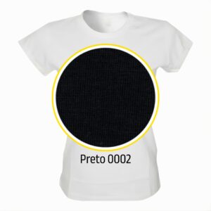 BABY LOOK M/C FIO 30 PENTEADA – Preto 0002