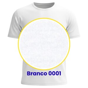 CAMISETA M/C POLIVISCOSE – Infantil Branco 0001