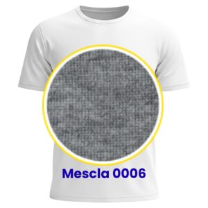 CAMISETA M/C POLIVISCOSE – Infantil Mescla 0006