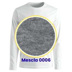 CAMISETA M/L POLIVISCOSE – Adulto – Mescla 0006