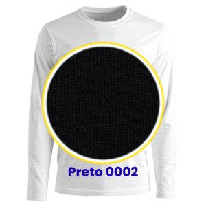 CAMISETA M/L POLIVISCOSE – Adulto – Preto 0002